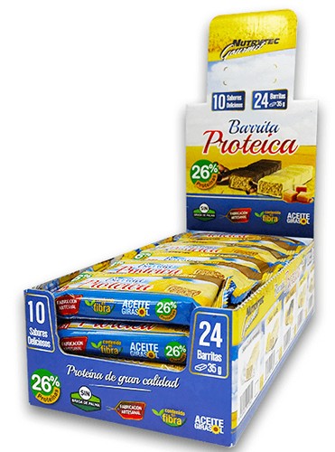 Nutrytec Gourmet Barrita Proteica 24 barritas x 35 gr Nutrytec Gourmet Barrita Proteica 24 barritas x 35 gr