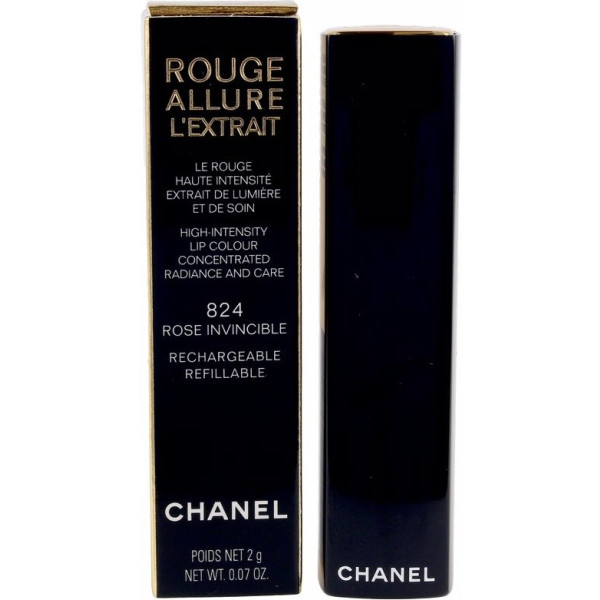 Chanel Rouge Allure L'extrait Lipstick Rose Invincible-824 1 U Unisex