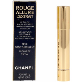Chanel Rouge Allure L'extrait Lipstick Recharge Rose Turbulent-834 1 U Unisex