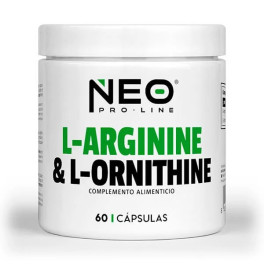 Neo Proline L-arginina + L-ornitina 60 cápsulas