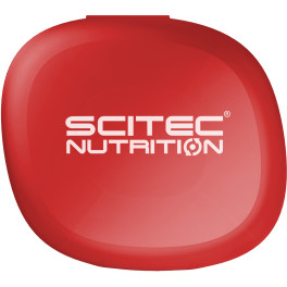 Portapillole Scitec Nutrition rosso con logo Scitec