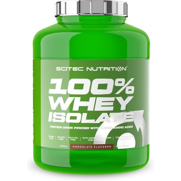 Scitec Nutrition 100% Whey Isolat mit zusätzlichem L-Glutamin 2 kg