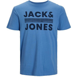 Jack & Jones Camiseta Jcoden Logo Tee Ss Crew  Azul
