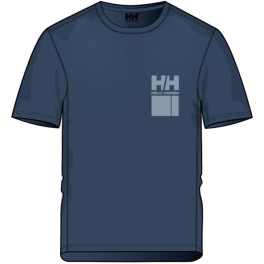 Helly Hansen Camiseta Lifa Tech Graphic Tshirt Deep Steel