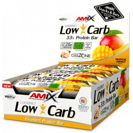 Amix Low-Carb 33% Protein Bar - Barretta Proteica 15 barrette x 60 gr