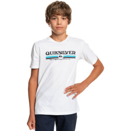 Quiksilver Camiseta Lined Up Ss Yth White