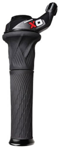 Sram Mando X0 Grip Shift 2V Del Red Lock-On Sram Mando X0 Grip Shift 2V Del Red Lock-On