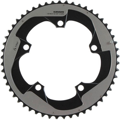 Sram Plato Road Red 53 Dientes Yaw 130 Bcd 10V Falcon Grey Sram Plato Road Red 53 Dientes Yaw 130 Bcd 10V Falcon Grey
