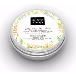 Aloe Shop Aloe Crema Para Pies 100 Ml Unisex
