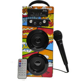 Biwond Wonderful Experience Biwond Joybox Karaoke Altavoz 10w + Micrófono (bluetooth Mando Radio Fm Sd Batería Interna + Ranur