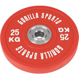 Gorilla Sports Discos De Pesas Grandes Olímpicos Pro 25 Kg
