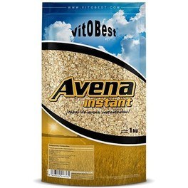 VitOBest Copos de Avena Instant 1 kg 100% Integrales / Ideales para Alimentación Saludable