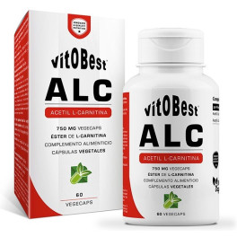 Vitobest Alc Acetyl L-carnitine 60 Vegecaps - Combate el Colesterol y los Triglicéridos