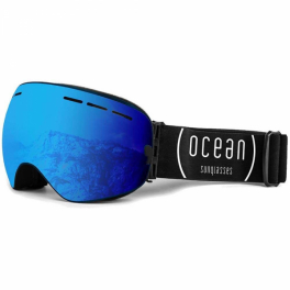 Ocean Sunglasses Máscara De Ski Denali Negro - Azul
