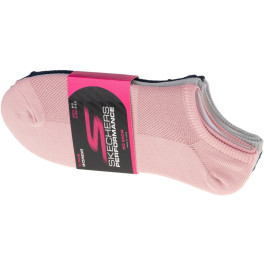 Skechers 3pk Womens Super Stretch Socks S101720-pknv Calcetines Mujer