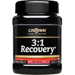 Crown Sport Nutrition 3:1 Recovery+ 750 g - Spierherstel voor duursporten met anti-doping geïnformeerde sportcertificering. Zonder gluten