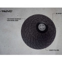 Avento Balón Medicinal Con Textura Negro 8 Kg