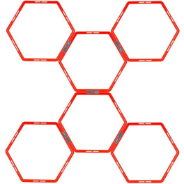Avento Rejilla De Agilidad Hexagonal 6 Piezas