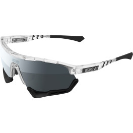 Scicon Gafas De Sol De Rendimiento Deportivo De Sports Aerotech-scn-pp-xl Scnpp Multimirror Silver / Crystal Gloss