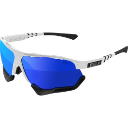 Scicon Sports Unisex Aerocomfort Scn-pp Sports Performance Sunglasses Blanco / Bronce