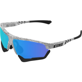 Scicon Sports Unisex Aerocomfort Scn-pp Sports Performance Sunglasses Blanco Congelado / Bronce