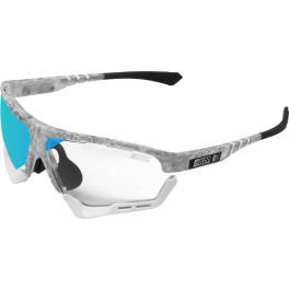 Scicon Sports Unisex Aerocomfort Scn-xt Photochromic- Xl Gafas De Sol De Rendimiento Deportivo Blanco Congelado / Fotocomático