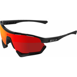 Scicon Sports Aerotech-scn-pp-xxl Rendimiento Deportivo Gafas De Sol Scnpp Multimirror Red / Black Gloss