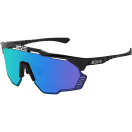 Scicon Sports Aeroshade Kunken Deportes Rendimiento Gafas De Sol Scnpp Multimirror Blue / Black Gloss