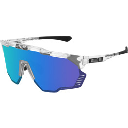 Scicon Gafas De Sol De Rendimiento Deportivo De Sports Aeroshade Kunken Scnpp Multimirror Blue / Crystal Gloss