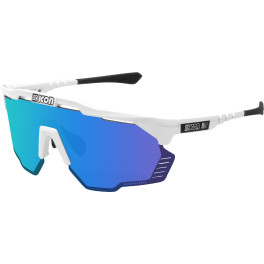 Scicon Sports Aeroshade Kunken Deportes Rendimiento Gafas De Sol Scnpp Multimirror Blue / White Gloss