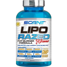 Scenit Lipo Razed Xtreme - Termogénico Y Acción Adelgazante - Con 19 Ingredientes Activos Que Contribuyen A La Quema De Grasas