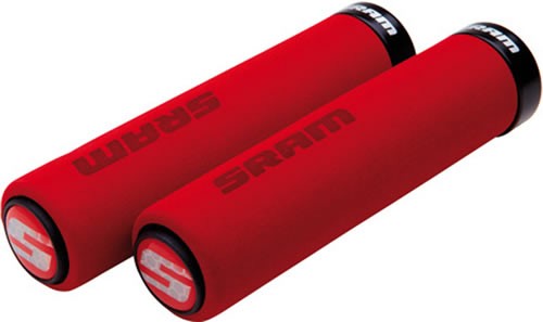 Sram Puño Locking Grip Foam Red 129Mm Sing Blk Clmp Sram Puño Locking Grip Foam Red 129Mm Sing Blk Clmp