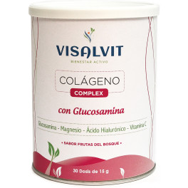 Visalvit Colágeno + Glucosamina + ácido Hialurónico + Magnesio + Vitamina C 450 Gr