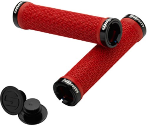 Sram Puño Locking Grips Red Double Clamp Sram Puño Locking Grips Red Double Clamp