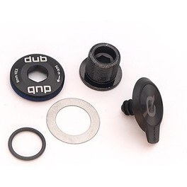 Quarq Crank Screw Kit autoextraível Sram Dub M18/m30 + tampa da bateria e gaxeta potenciômetro eixos preto