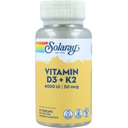 Solaray Vitamina D3 & K2 (Mk7) 60 Vcaps