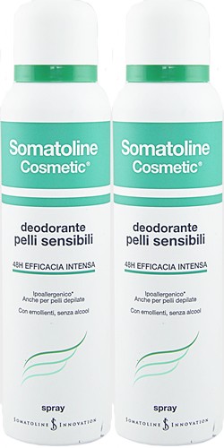 Somatoline Cosmetic Desodorante Pieles Sensibles Spray 2 botes x 150 ml Somatoline Cosmetic Desodorante Pieles Sensibles Spray 2 botes x 150 ml