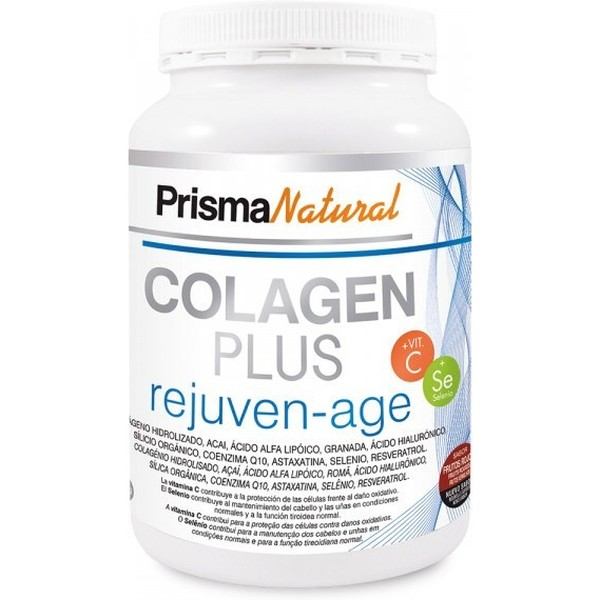 Prisma Natural Nuevo Colageno Plus Rejuven-Age 300 gr - Enriquecido con Antioxidantes para retrasar el paso del tiempo