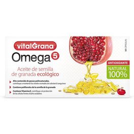 Vitalgrana Omega 5 60cap Aceite Granada Biologico Vitalgrana