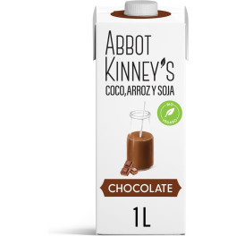 Abbot Kinneys Bebida Vegetal Chocolate Coco. Soja Y Arroz Bio 1 L