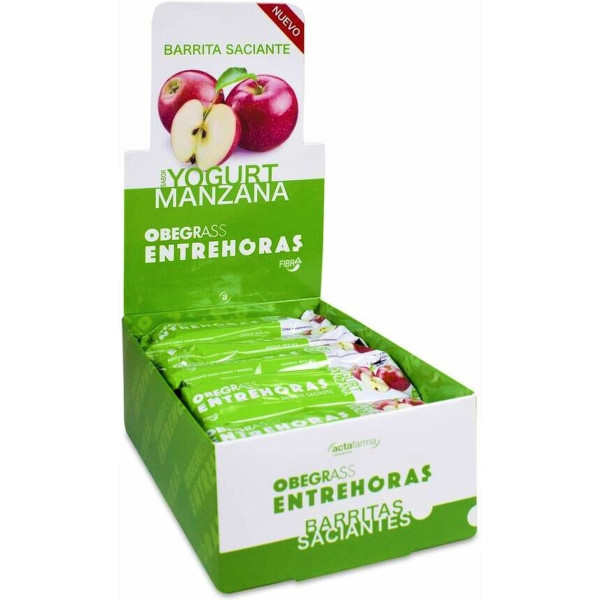 Actafarma Obegrass Barrita Entre Horas (yogur Manzana) 20 Barritas