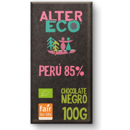 Altereco Chocolate Negro Perú 85% Bio 100 G