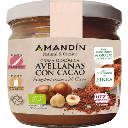 Amandin Crema De Avellanas Con Cacao 330 G