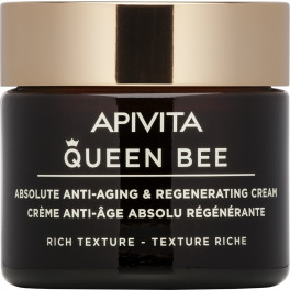 Apivita Queen Bee Holística Antienvejecimiento Textura Rica Con Jalea Real Griega Fresca 50 Ml