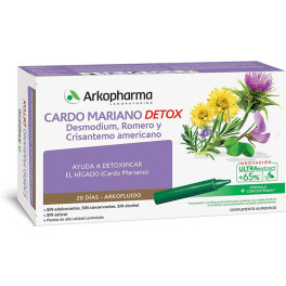 Arkopharma Arkofluido Cardo Mariano Detox 20 Ampollas