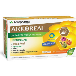 Arkopharma Arkoreal Jalea Real Inmunidad Sin Azúcar 20 Ampollas
