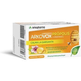 Arkopharma Arkovox Própolis Y Vitamina C (sabor Miel Y Limón) 24 Comp (limón - Miel)