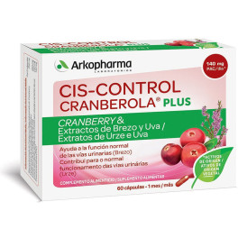 Arkopharma Cis-control Cranberola Plus 60 Caps