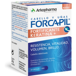 Arkopharma Forcapil Fortificante Keratina 60 Caps