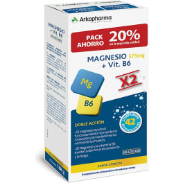 Arkopharma Pack Arkovital Magnesio 375 Mg + B6 2x21 Comp Efervescentes